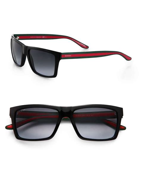 gucci sunglasses men red|Gucci sunglasses frames for men.